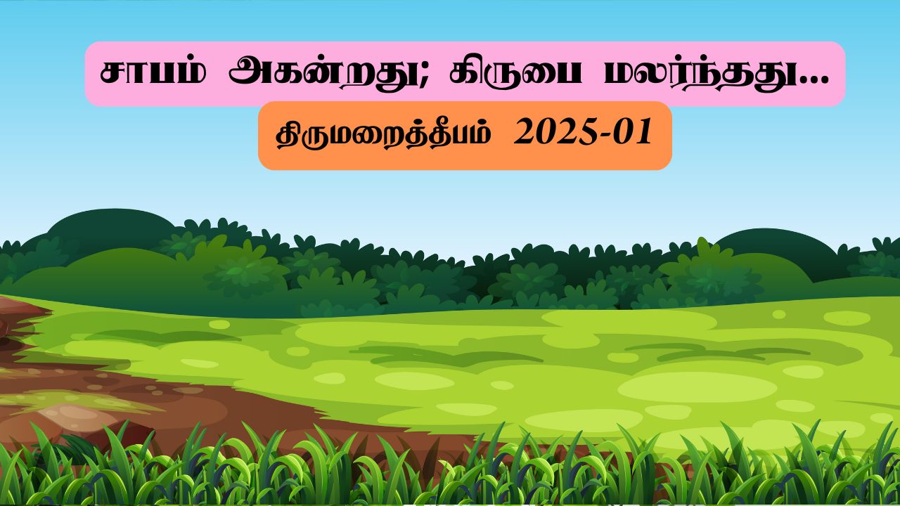 சாபம் அகன்றது; கிருபை மலர்ந்தது